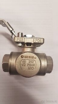 Nerezový třícestný ventil