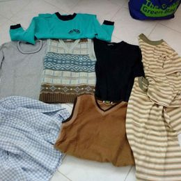 oblečení kluk vel.140-158 cena za všechno