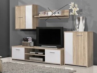 Obývací stěna se stolkem PACO LUX, sub sodoma bílá