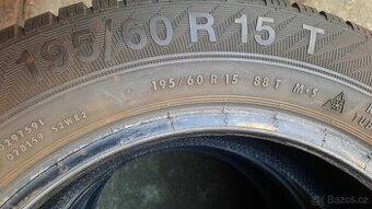 2ks zimní pneu 195/60 r15