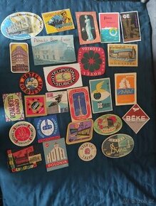 Nabízím pro sběratele staré nálepky hotelů.