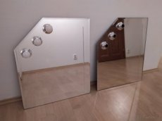 Fazetové koupelnové zrcadlo s osvětlením
