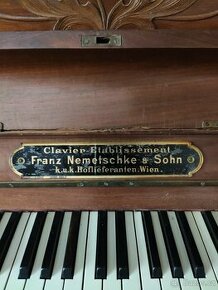 Pianino Franz Nemetschke a Sohn