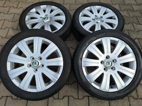 Originální letní sada Škoda Superb II 5x112 R17 Flash