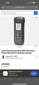 Unify WL3 wifi phone + nabiječka - 1