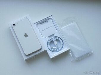 Apple iPhone SE (2022) 64GB White SUPER stav, ZARUKA