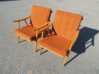Nabízím krásná designová křesla Ton. Původní stav. Jen co j - 1