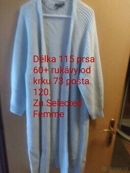 Dámský pletený kabat ( dlouhý svetr)