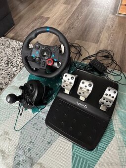 Logitech G29 + řadící páka - 1