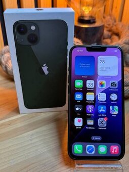 Zelený Apple iPhone 13, 128 GB, 99% bat.