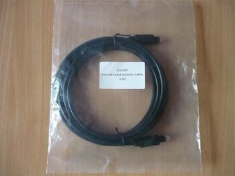 Nový nerozbalený optický kabel Tosilink prům. 4 mm, délka 3