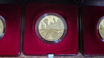 Zlatá mince 5 000 Kč Litoměřice 2022, PROOF