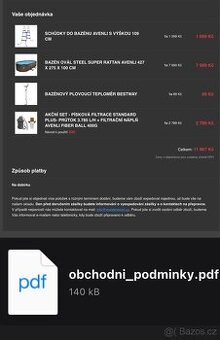 Bazén Avenli ovál 4,27x2,75x100 s příslušenstvím NOVÉ
