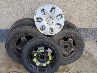 Zimní komplet pneumatiky 195 60 16 +dojezdove kolo