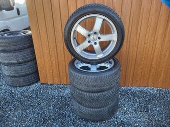 Prodám zimní sadu pneu 215/50R17 Goodyear, ET38 - 1