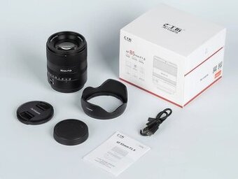 7Artisans AF 85mm f1.8 Full-Frame objektiv (L-Mount), nový