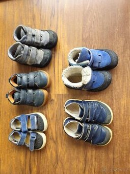 Dětské barefoot boty, zimní boty, celoroční, sandálky - kůže