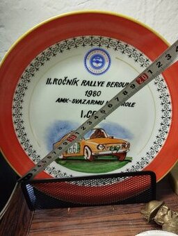 Rallye Škoda 110r coupé plaketa