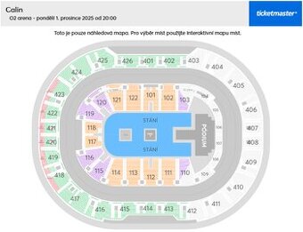 Vstupenky na koncert Calin 1.12.2025