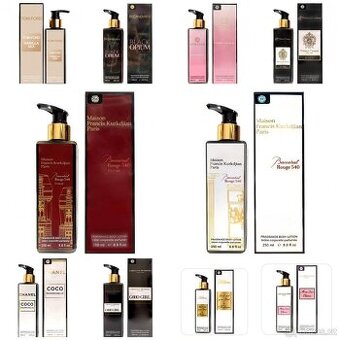 Parfémované tělové mléko ( různé značky )