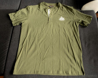 Tričko AtlasForMen, Zelené-Khaki triko, [XL]