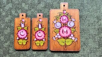 Malovaná prkénka 3x