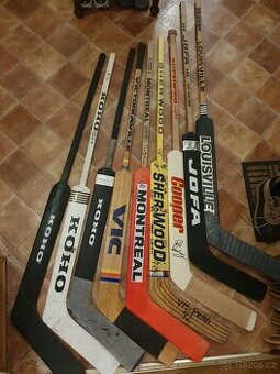 Retro brankářské hokejky