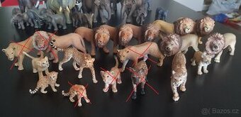 Schleich Safari lev lvice gepard levhart leopard