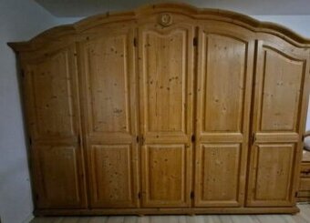 Rustikální ložnicová sestava smrk masiv,6425