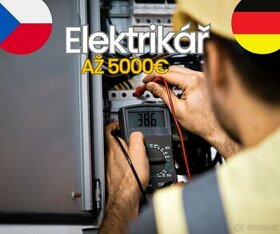 Elektrikář/Erfurt/Německo až 5700€/měs