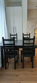 Sada dřevěného jídelního stolu vč. 4 židli pouze za 8.990 Kč - 1
