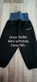 Letní softshell kalhoty unuo 74/80
