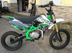 Prodám Pitbike Ultimate Thunder 17x14 125cc v zelené barvě - 1