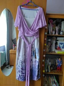 Nové dámské levandulové šaty, vel. XXL - 1