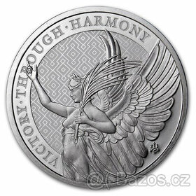1 oz stříbrná mince Královniny ctnosti Victory 2021