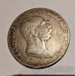 Rakousko - Uhersko, 5 Corona, 1908