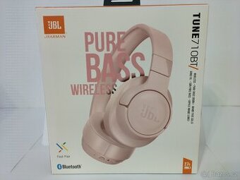 Bezdrátová sluchátka Bluetooth přes uši JBL Tune 710BT. - 1