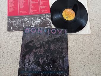 BON JOVI “ Slippery When Wet”/Vertigo 1985/ orig. vnut. ob/ - 1