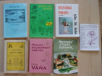 7x LÉČITELSTVÍ, BYLINKY, BYLINKÁŘSTVÍ, LÉČBA VODOU