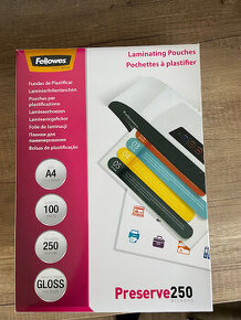 Prodám laminovací fólie Fellowes A4 250 mic lesklé