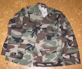 Maskáče blůza orig.US WOODLAND BDU "L", 100% bavl.,NOVÉ