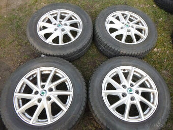 4x alu disk (5x112) zimní pneu pirelli 215/60 16