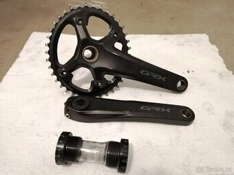 Kliky Shimano GRX FC-RX600 1x11 a převodník 38z Oval Absolut
