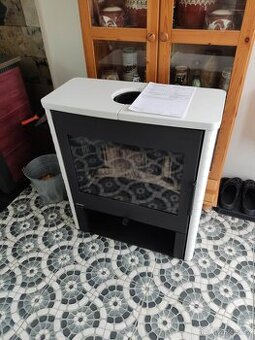Krbová kamna Romotop 6kW s kouřovodem