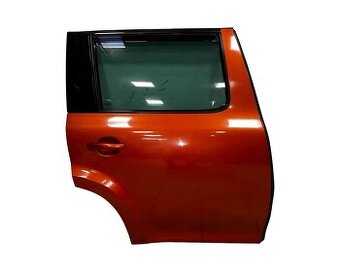 Pravé zadní dveře oranžová metalíza LF3H Škoda Yeti 5L 2011