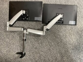 Prodám držák na dva monitory + 2ks LCD SAMSUNG S22F350FHU