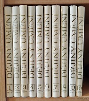DĚJINY UMĚNÍ 1-10 (komplet) - nejlevněji