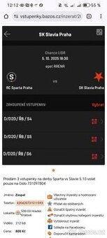 Derby Sparta Slavia Podvod