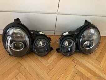 PRODÁNO - Sada přední světla na Mercedes E class - w210 FL
