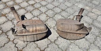 Porsche 996 výfuky originál s koncovkami